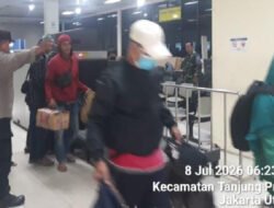 Pelayanan & Pengamanan Debarkasi Kapal KM. Kelimutu dari Pontianak Berjalan Aman dan Lancar, 1.078 Penumpang Tiba di Pelabuhan Tanjung Priok