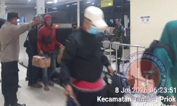 Pelayanan & Pengamanan Debarkasi Kapal KM. Kelimutu dari Pontianak Berjalan Aman dan Lancar, 1.078 Penumpang Tiba di Pelabuhan Tanjung Priok