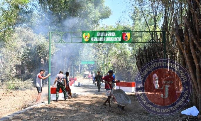Jembatan Garuda Datang, Jarak 2000 Meter Jadi 200 Meter