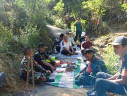 Doa Bersama Jembatan Gantung Perintis Garuda Sungai Dhedem di Wilayah Pacitan Mulai Dikerjakan