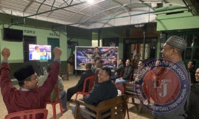 Kodim Wonogiri Dan Jajaran Koramil Menggelar Nobar Kebangsaan Piala Dunia