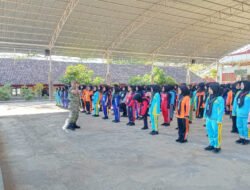 Bentuk Karakter dan Disiplin Generasi Muda, Babinsa Koramil Paron Tanamkan Nilai Bela Negara kepada Siswa-siswi SMKN 1 Paron