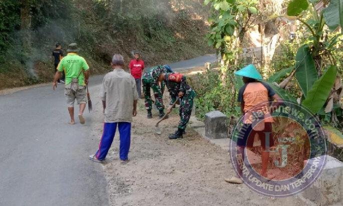 Sinergi 3 Pilar Wilayah Kecamatan Ngadirojo Tertuang Dalam Kegiatan Karya Bhakti