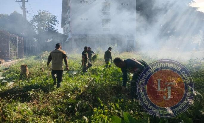 Kodim 0806/Trenggalek Siapkan Pangkalan Sementara Yon TP 531/Menak Sopal di Watulimo