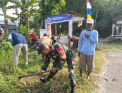 Saat Kebersamaan Menjadi Kekuatan, Babinsa dan Warga Rejosari Rawat Lingkungan Demi Masa Depan yang Lebih Sehat