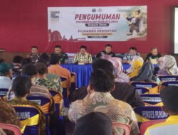 Pelda Ariyanto Hadiri Kegiatan Pengumuman Pendaftaran Bakal Calon Kepala Desa Serentak Di wilayah Punung