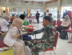 “Wani Perih, Nymbang Getih, Tanpo Pamrih” : Kodim 0735/Surakarta Donor Darah & Cek Kesehatan Gratis di HUT ke-94 PMS