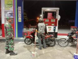 Patroli Malam Koramil 04 Nguntoronadi Sasar Koperasi Merah Putih hingga SPBU, Warga Merasa Tenang