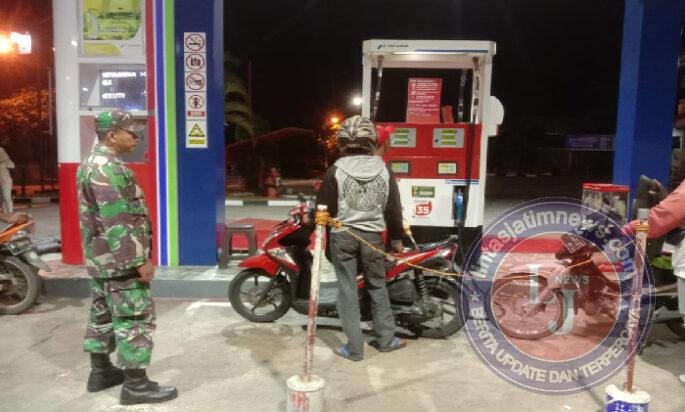 Patroli Malam Koramil 04 Nguntoronadi Sasar Koperasi Merah Putih hingga SPBU, Warga Merasa Tenang