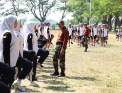 Tahun Ajaran Baru, Kodim Ponorogo Latih PBB dan Wasbang Para Siswa