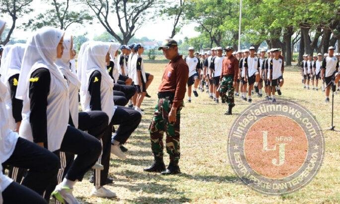 Tahun Ajaran Baru, Kodim Ponorogo Latih PBB dan Wasbang Para Siswa