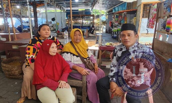 Kunjungi Pedagang Pasar di Gedung Wanita, Saiful Anam Serap Aspirasi Jelang Relokasi Pasar