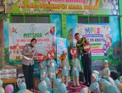 Polsanak: Polres Lumajang Tanamkan Budaya Tertib Lalu Lintas kepada Anak Sejak Usia Dini