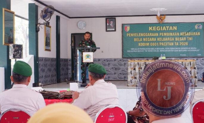 Tumbuhkan Kesadaran Bela Negara, Kodim 0801/Pacitan Gelar PKBN Bersama KBT