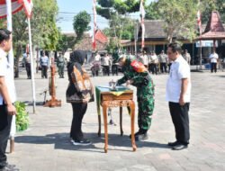 Terima Proyek Pembangunan TMMD ke 129, Dansatgas Percepat Roda Pembangunan Desa Bulu Lor