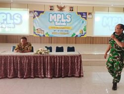 Danramil Kota Boyolali Tanamkan Jiwa Nasionalisme kepada Siswa Baru SMAN 1 Boyolali
