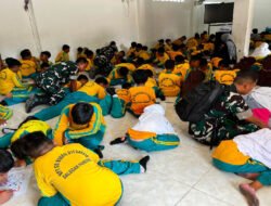 Kolaborasi 3 Pilar bersama Batalyon YONIF TP 541/KJS hadiri MPLS di SDN 311 Dalegan Gresik