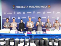 Polresta Malang Kota Bongkar Peredaran Kosmetik Ilegal Omzet Tembus Rp.100 Juta
