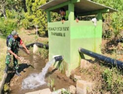 Babinsa Kendal, Kodim 0805/Ngawi Aktif Bantu Warga Atasi Krisis Air Pertanian di musim kemarau