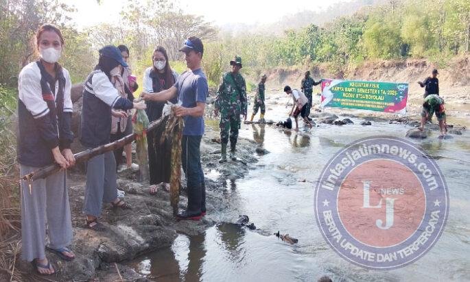 Aksi Nyata Kodim 0724/Boyolali Selamatkan Sungai Serang dari Tumpukan Sampah Demi Cegah Banjir