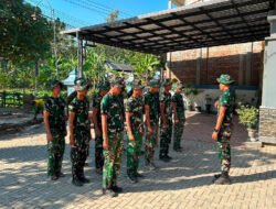 Apel, Pertanda Anggota Satgas TMMD 129 Bulu Lor Siap Garap Sasaran Fisik
