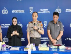 Polresta Malang Kota Amankan Dua Kurir Jaringan Aceh Sita 3,2 Kg Sabu dan 2.480 Butir Ekstasi