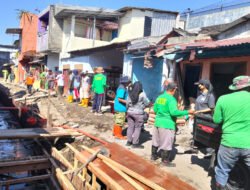 Satgas TMMD Sengkuyung Tak Kenal Hari Libur, Bersama Masyarakat dan Ormas Terus Genjot Kerjakan Pengecoran
