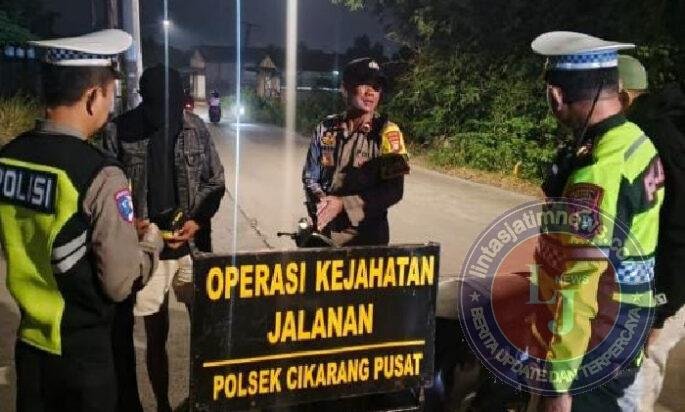 Jaga Jakarta Jaga Bekasi, Polsek Cikarang Pusat Gelar OKJ Antisipasi Kejahatan Jalanan