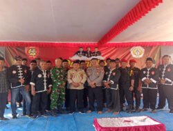 Jaga Silaturahmi dan Kondusivitas Kamtibmas, Babinsa dan Polsek Amankan Pelantikan Ketua Sub Ranting IKSP-PI di Sine