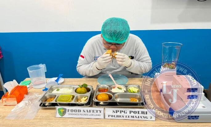 Polres Lumajang Pastikan Keamanan MBG Lewat Uji Lab Ketat di Dua Titik SPPG