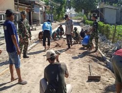 Pastikan Semua Lancar, Danki Satgas Cek Semua Sasaran Fisik TMMD 129 Bulu Lor