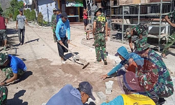 Danki Satgas TMMD 129 Bulu Lor Ajak Anggota Giat Bekerja