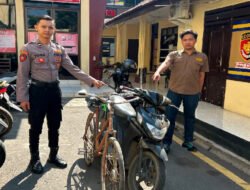 Polres Pasuruan Kota Amankan Tersangka Pencuri Motor di Pohjentrek
