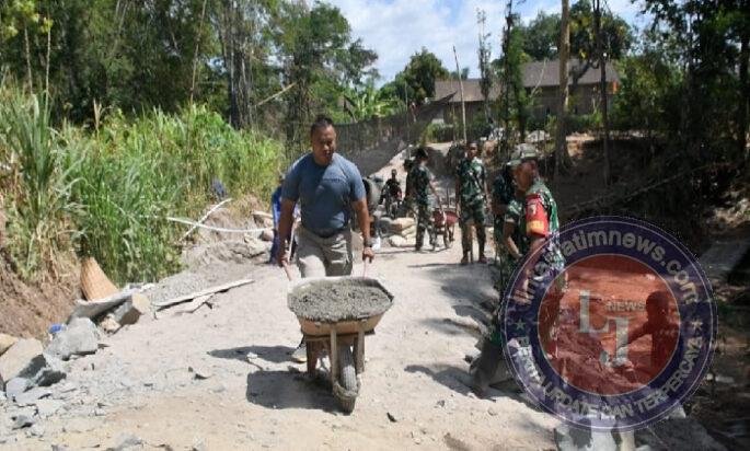 Ada Samson Kodim Ponorogo di TMMD 129 Bulu Lor