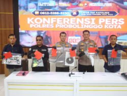 Polres Probolinggo Kota Amankan 5 Tersangka Pelempar Bondet di Mayangan