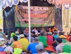 Koramil Kedunggalar dan Perhutani Gelar Sosialisasi Pencegahan Karhutla di Petak 35B
