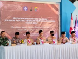Pelda Suhadi Wakili Danramil Hadiri Musyawarah Ranting Gerakan Pramuka Kwatir Ranting Arjosari