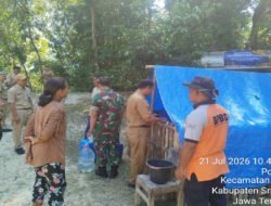 Koramil Gesi Bersama Forkopimcam Salurkan 10.000 Liter Air Bersih untuk Warga Terdampak Kekeringan di Poleng