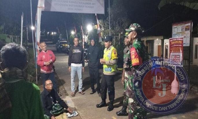 Wujud Sinergi TNI-POLRI Menjaga Keamanan Masyarakat Slogohimo