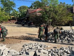 Salut, Sasaran Fisik TMMD Bulu lor Dikerjakan Penuh Semangat Kebersamaan