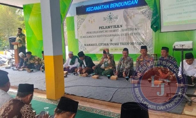 TNI-Polri dan Pemda Hadiri Pelantikan Pengurus NU di Bendungan, Perkuat Sinergi Kebangsaan