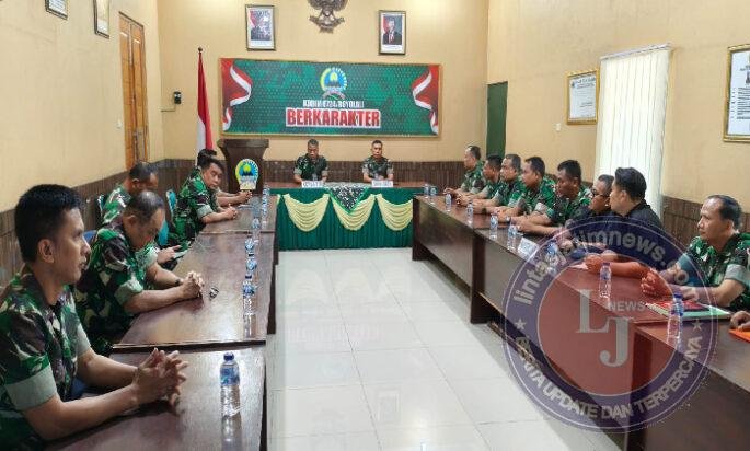 Perkuat Tertib Administrasi dan Tata Kelola Satuan, Tim Wasrik Itdam IV/Diponegoro Periksa Kodim 0724/Boyolali