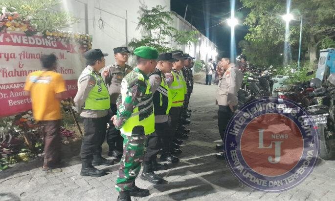Ciptakan Situasi Kondusif, Anggota Koramil 05/Karangjati Bersama Polsek Kompak Pengamanan Pengajian di Wilayah