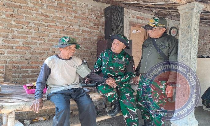 Bukan Hanya Anggota Satgas, Tim Satgas Kesehatan TMMD 129 Bulu Lor Juga Layani Warga