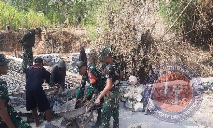 TMMD 129 Masuk Desa Bulu Lor Babinsa Punya Peran Ganda