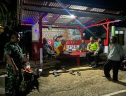 Patroli Malam TNI-Polri Pastikan Paranggupito Tetap Aman