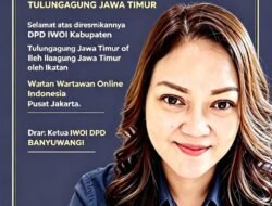IWO Indonesia Melebarkan sayapnya, Pengukuhan DPD IWO di Tulung Agung