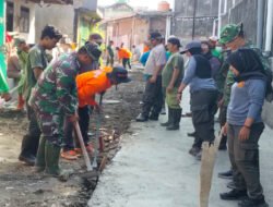 Pesan Tegas Danramil 03 Serengan, Kepada Satgas TMMD, Ormas & Warga Masyarakat, Target Sasaran Fisik & Non fisik Harus Tuntas Tepat Waktu