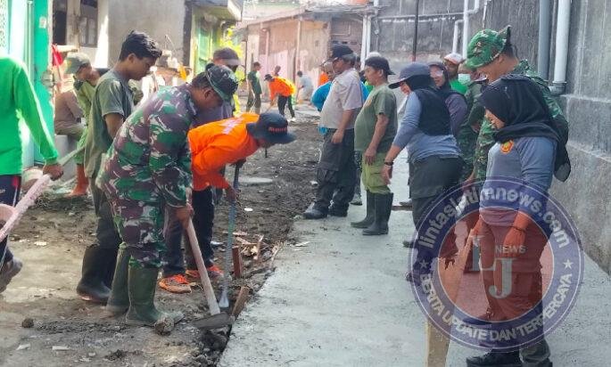 Pesan Tegas Danramil 03 Serengan, Kepada Satgas TMMD, Ormas & Warga Masyarakat, Target Sasaran Fisik & Non fisik Harus Tuntas Tepat Waktu