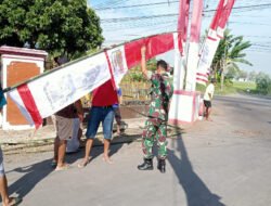 Merah Putih Mulai Berkibar, Babinsa dan Warga Sangen Sambut HUT Ke-81 RI dengan Semangat Gotong Royong